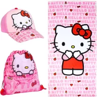   Hello Kitty Apple ručnik, sportska torba, bejzbolska kapa set