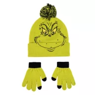 Grinch Smile dječji set kapa i rukavice
