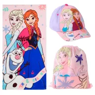   Disney Snježno kraljevstvo True Friends set ručnik, sportska torba, baseball kapa