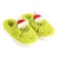 Grinch Santa Hat odrasle zimske papuče 44/45