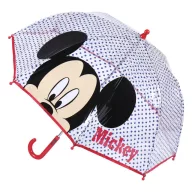 Disney Mickey Blue Dots dječji prozirni kišobran Ø71 cm