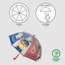 Psići u ophodnji Elements dječji prozirni kišobran Ø71 cm