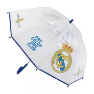 Real Madrid One Color dječji prozirni kišobran Ø71 cm