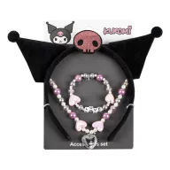 Hello Kitty Kuromi set nakita i traka za kosu