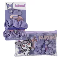 Hello Kitty Kuromi set ukosnica i gumica za kosu