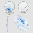 Disney Lilo i Stitch Cutie dječji kišobran s ušnim držačem ⌀77 cm
