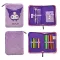 Hello Kitty Kuromi Purple punjena plišana pernica s 2 kata