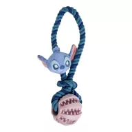   Disney Lilo i Stitch Alien igračka za pse s užetom i TPR loptom 24 cm