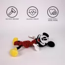 Disney Mickey Smile igračka za pse s užetom i zvukom 27 cm