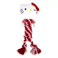 Hello Kitty Red cvileča konopac igračka za pse 30 cm