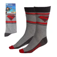 Superman Grey Light odrasle čarape dugih nogu 38/45