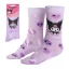 Hello Kitty Kuromi Purple odrasle duge čarape 36/43