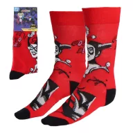 Harley Quinn Red odrasle duge čarape 36/43