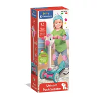 Šareno Pink Trokotač-jednorog romobil Clementoni