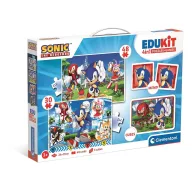   Sonic the Hedgehog Characters 4 u 1 kolekcija igara Clementoni