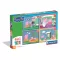 Pepina Praščić Adventures 4-u-1 puzzle Clementoni