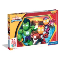   Osvetnici Hero Squad Čovjek od Željeza i njegova super ekipa 24-dijelni maxi puzzle Clementoni