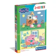 Pepina Praščić Family Fun Puzzle Clementoni 2x60 kom.