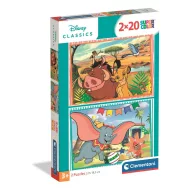 Disney Classics Funny Time Clementoni puzzle 2x20 kom