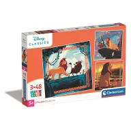   Disney Kralj lavova Circle of Life 3x48 komada puzzle Clementoni