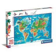 Dinosaurusi Map Clementoni 180 komada puzzle