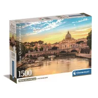   Gradovi Rome Italija - 1500 komada, Compact puzzle Clementoni