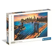 Gradovi Bridges New York puzzle od 3000 dijelova Clementoni
