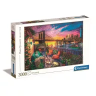   Gradovi Balcony Sunset New York slagalica od 3000 komada Clementoni
