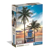   Gradovi Miami Beach Florida 500 dijelna Compact puzzle Clementoni