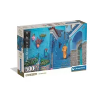  Gradovi Blue Street of Chefchaouen Maroko puzzle od 500 komada Clementoni