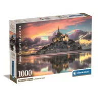   Gradovi Mont-Saint Michel Francuska 1000 kom. Compact puzzle Clementoni