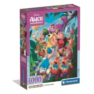   Disney Classics Adventures Disney Alice u zemlji čudesa 1000-dijelna kompaktna puzzle Clementoni