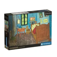   Umjetnost Van Gogh Spavaća soba u Arlesu - 1000-dijelna Compact puzzle Clementoni