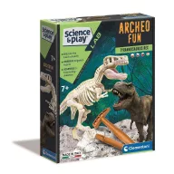   Dinosaurusi Archeo Fun T-Rex Clementoni svjetleći arheološki set