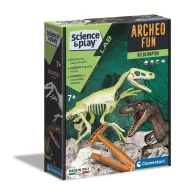   Dinosaurusi Archeo Fun Svjetleći velociraptor arheološki set Clementoni