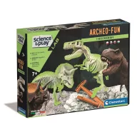 Dinosaurusi Archeo Fun Svjetleći arheološki set Clementoni
