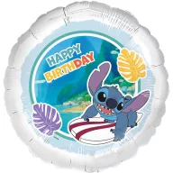 Disney Lilo i Stitch Surfer folija balon 45 cm