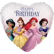 Disney Princeze Heart folija balon 45 cm