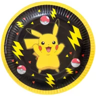 Pokémon Yellow Thunder papirnati tanjur 8 kom 18 cm