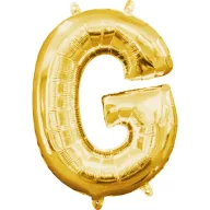 Slovo Gold Zlatni mini G slovo folija balon 33 cm