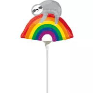 Ljenjivac Rainbow mini folija balon 25 cm (WP)