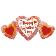 Ljubav Trio Happy Valentine's Day folijski balon 86 cm