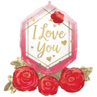 Ljubav Rose Volim te folija balon 76 cm