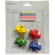 Vozilo Colorful Set svjećica za tortu avion