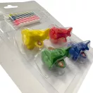 Vozilo Colorful Set svjećica za tortu avion