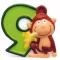 Safari Monkey svjećica za tortu, brojna svijeća 9