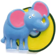 Safari Elephant svjećica za tortu, broj svjećica 0