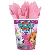 Psići u ophodnji Pink papirnata čaša 8 komada 250 ml