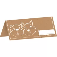 Lisica Fox kartice za sjedenje, 8 kom.