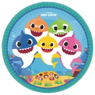 Baby Shark Music papirnati tanjur, 8 kom, 23 cm